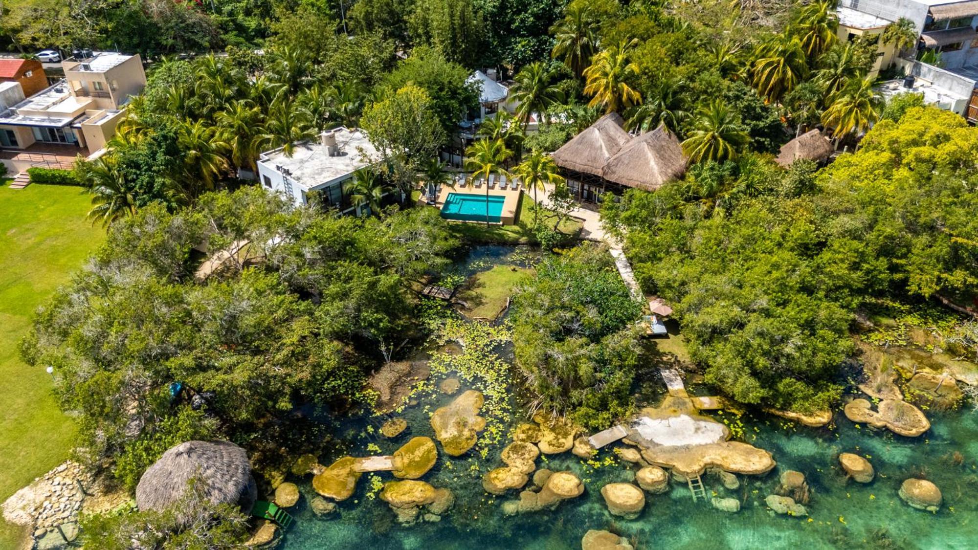 Azulea Bacalar Hotel & Spa - Lagoon Front (Adults Only) Exteriör bild